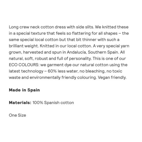 Babaa Cotton Dress No 35 in Clay Pot One Size - Picture 8 of 8